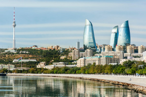 Vista della vetrina Baku