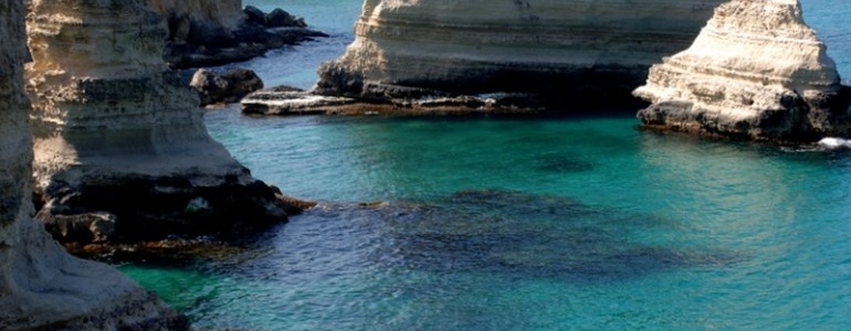 Vista di del mare di Meledugno